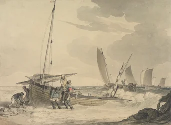 Pêcheur partant en mer