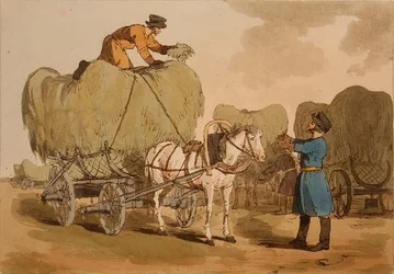 Chariots de foin, planche 60 du Volume II de 