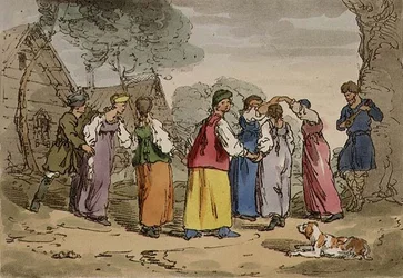 Amusements villageois, planche 82 du Volume III de 