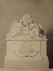 Projet pour le monument aux capitaines Harvey et Hutt à l
