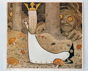 La princesse et le troll. Tiré de Bland Tomtar och Troll, 1913