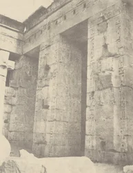 Médinet Habou, Palais de Ramsès II 2de Cour, Côté Est