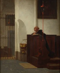 Vieille église, Düsseldorf, 1873