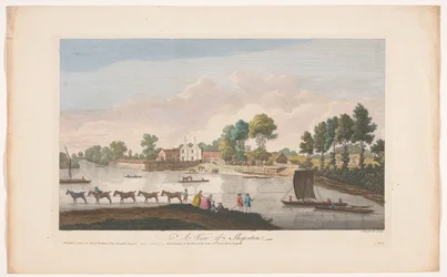 Vue du village de Shepperton