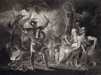Macbeth, les trois sorcières et Hécate dans l