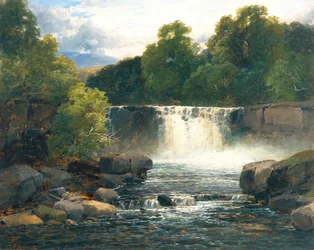 Cascade sur la Lesser Neath
