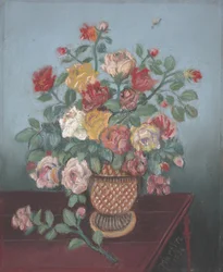 Nature morte avec des roses