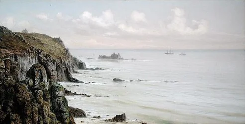 Une côte rocheuse