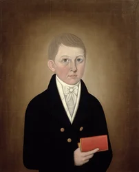 Garçon tenant un livre, c.1810