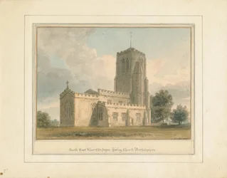 Bedfordshire - église de Cockayne Hatley, 1817
