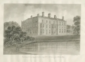 Biddulph - Knypersley Hall [nouveau] : dessin sépia