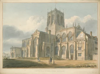 Dorset - Église de Sherborne, 1802