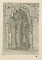 Cathédrale de Lichfield - Porte ouest