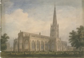 Nottinghamshire - Église de Newark, 1809