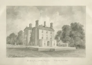 Standon - Presbytère du révérend Joseph Salt : dessin sépia