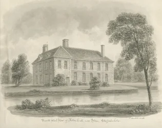 Stone - Aston Hall : dessin sépia