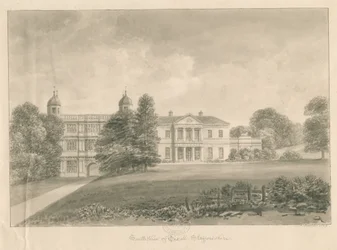 Tixall Hall et pavillon