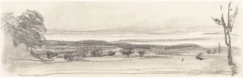 Vue à travers le parc, Chatsworth, Derbyshire