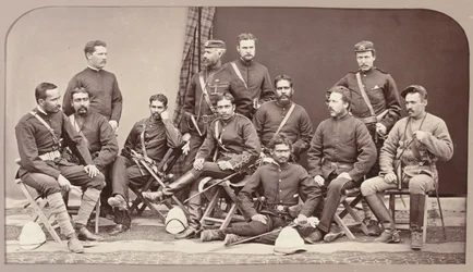 Apothicaires de la division du général Roberts, vers 1878
