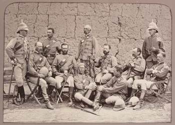 Officiers britanniques des Queen