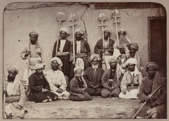 Propriétaires terriens et ouvriers de Kaboul, 1879