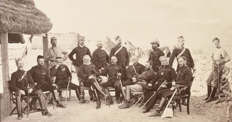 Lieutenant-général Sam Browne et son état-major