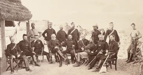 Lieutenant-général Sam Browne et son état-major
