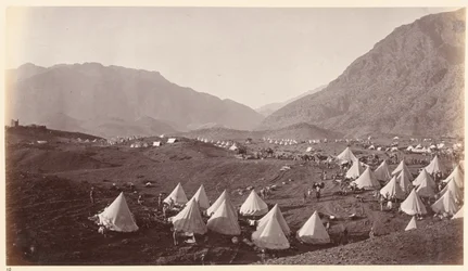 Hauteurs de Shergai vers Ali Musjid, vers 1878