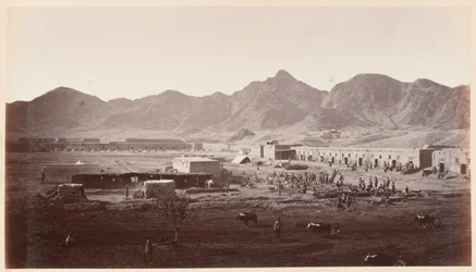 Extrémité ouest du fort de Dakka, en direction de Khurd Khyber