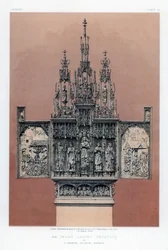 Triptyque sculpté en ivoire
