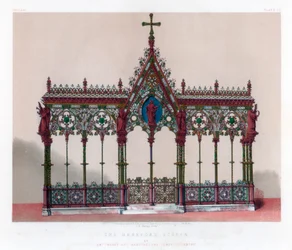 Le Hereford Screen, XIXe siècle