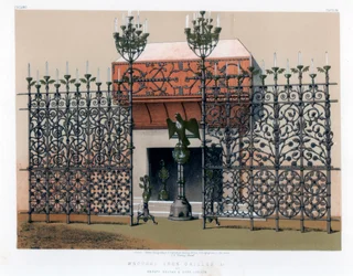 Grilles en fer forgé, 19ème siècle