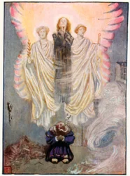 Faust de Gounod, acte V scène i (lithographie couleur)