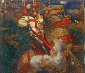 Saint Georges terrassant le dragon, 1908