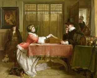 La salle privée du banquier, négociation d