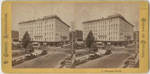 Sherman House, vers 1865