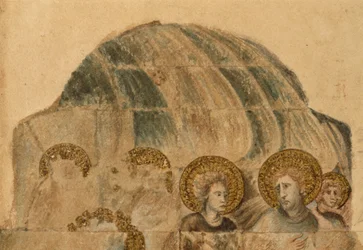 Étude des peintures murales à la salle capitulaire