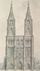 Façade ouest de la cathédrale de Strasbourg