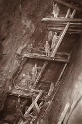 Le Man Engine à la mine de Dolcoath, illustration de 