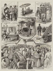 Croquis à la régate de Henley