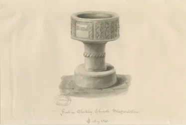 Fonts baptismaux dans l