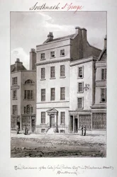 Maison dans Blackman Street, Southwark, Londres, 1827