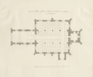Lichfield - Plan au sol de l