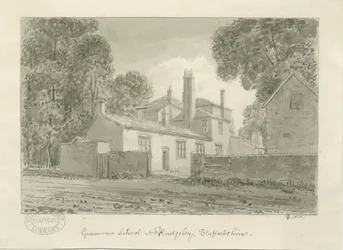 Rugeley Town - École de grammaire (1824)