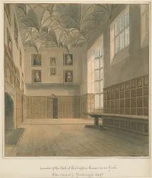 Yorkshire - York - Intérieur de Heslington House, 1818