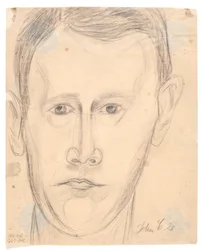 Autoportrait de face