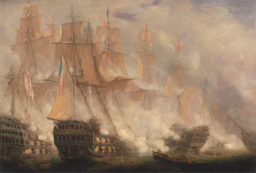 La bataille de Trafalgar