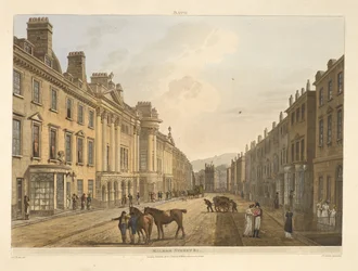 Milsom Street, Bath, illustré par une série de vues, d