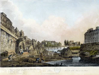 Paris : Vue du Pont Notre-Dame - dans « Paris vu par J.C. Mats », éd. Miller, Londres