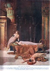 La mort de Cléopâtre, illustration de 